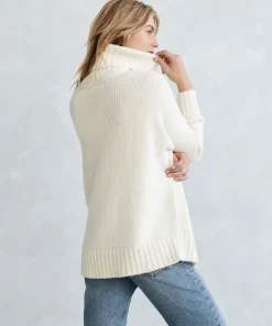 Jenni Kayne Alpaca Cocoon Turtleneck Ivory Online