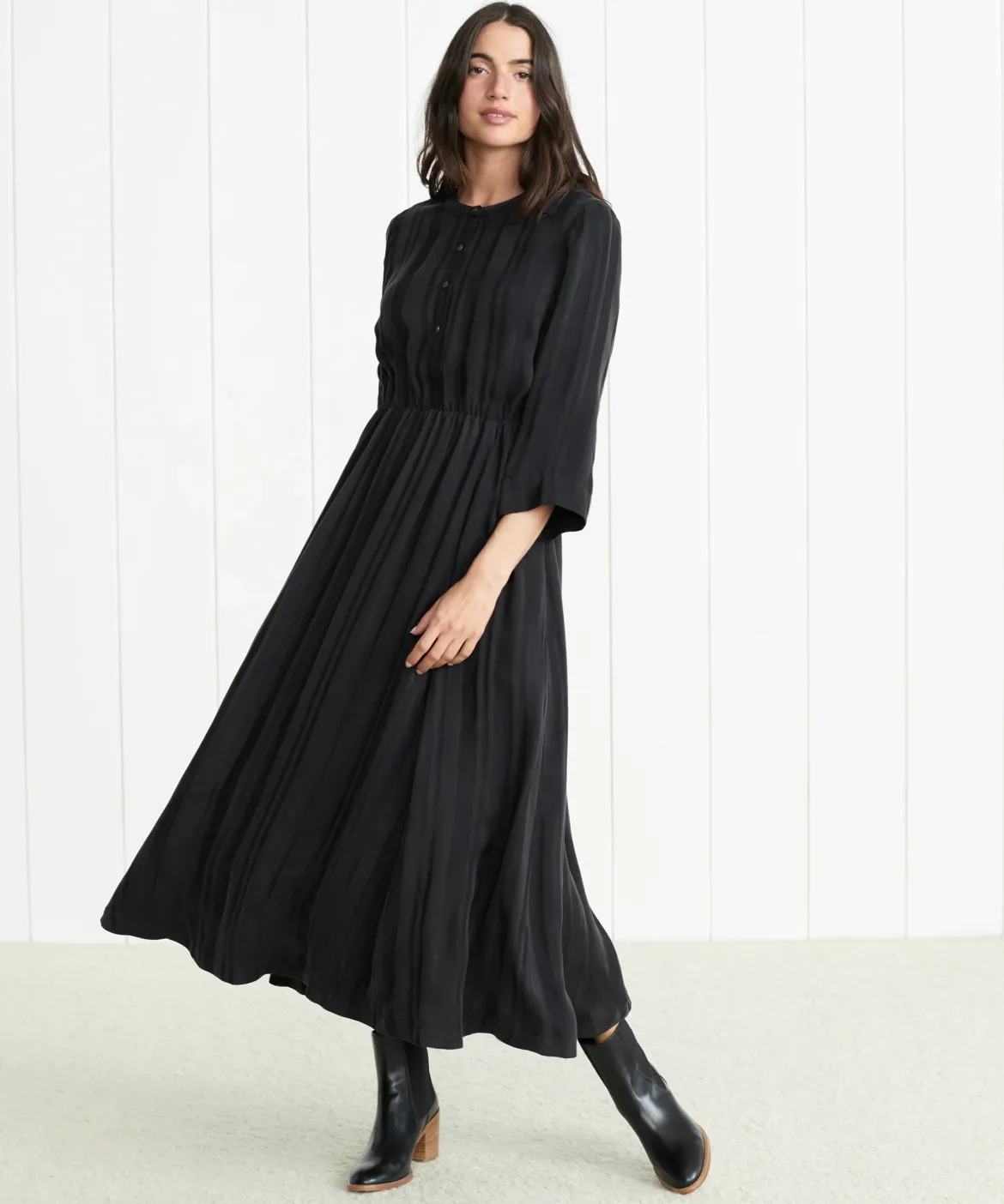 Jenni Kayne Avery Shirt Dress Black Outlet