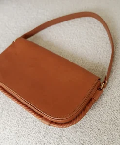 Jenni Kayne Baguette Shoulder Bag Cognac Hot