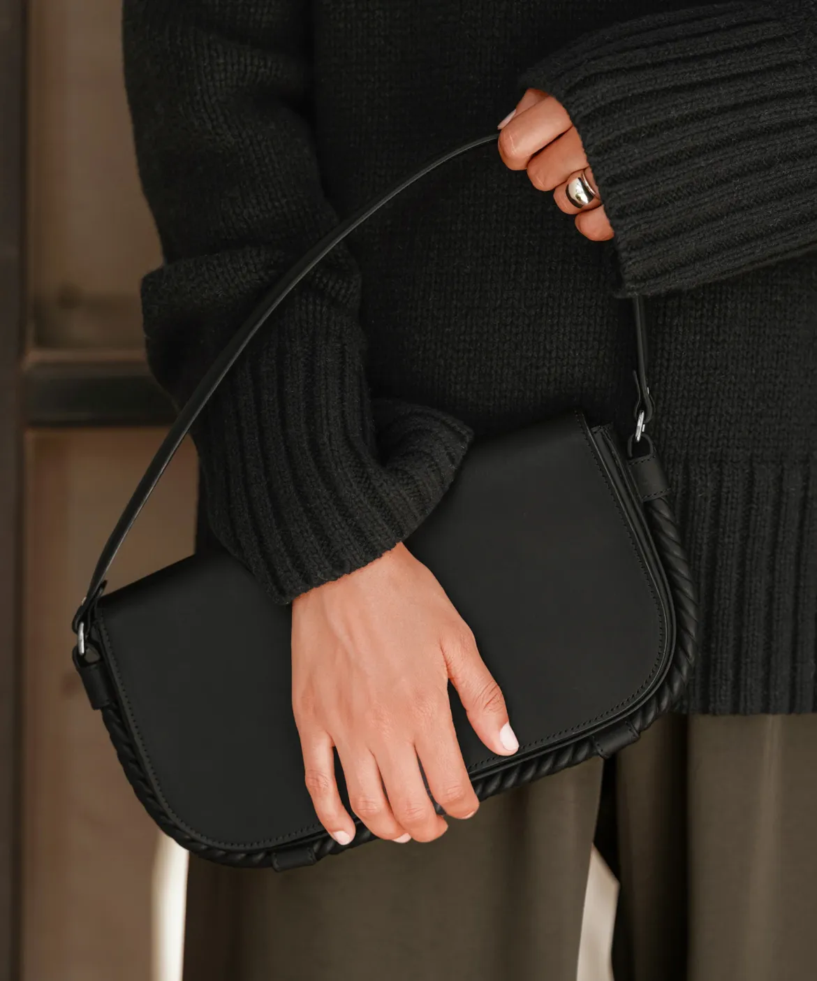 Jenni Kayne Baguette Shoulder Bag Black Online