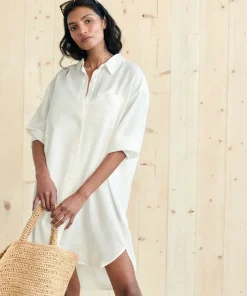 Jenni Kayne Beach Shirt Ivory Best
