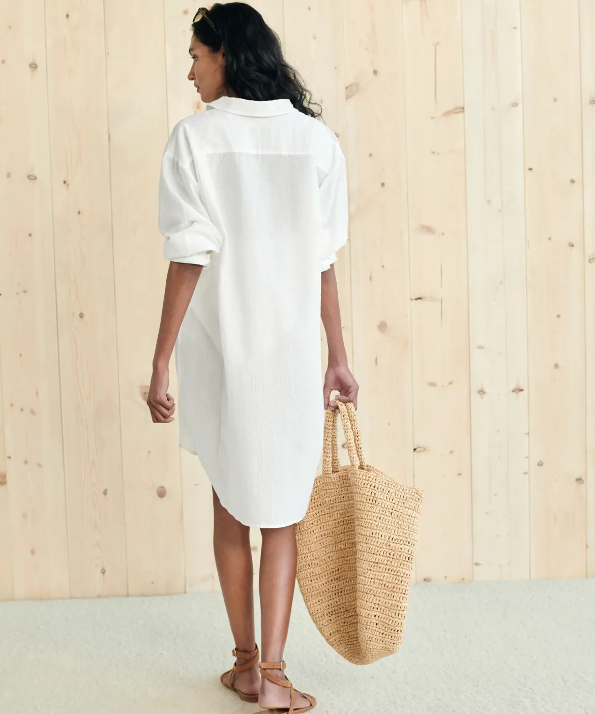 Jenni Kayne Beach Shirt Ivory Best