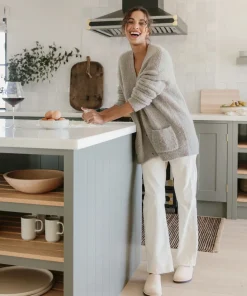 Jenni Kayne Boucle Cocoon Cardigan Smoke Best