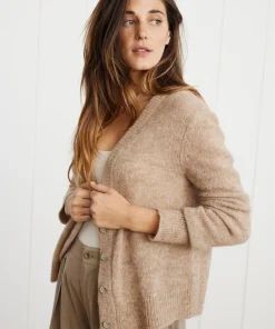 Jenni Kayne Boyfriend Cardigan Almond Hot