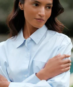 Jenni Kayne Boyfriend Shirt French Blue Clearance