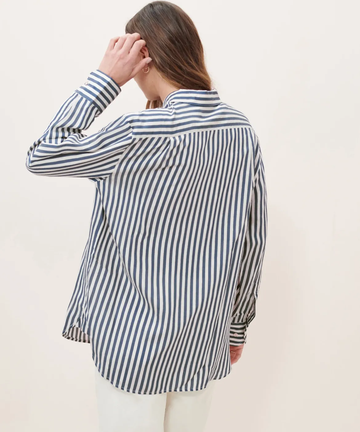 Jenni Kayne Boyfriend Shirt Ink Stripe Sale