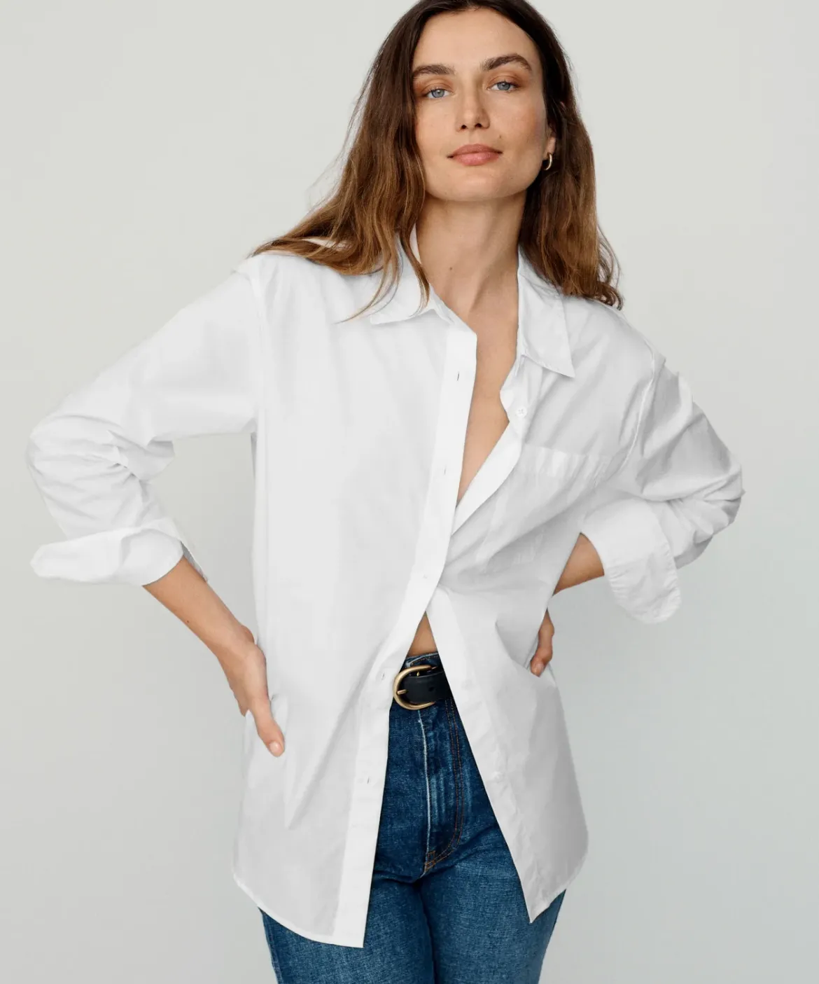 Jenni Kayne Boyfriend Shirt White Discount