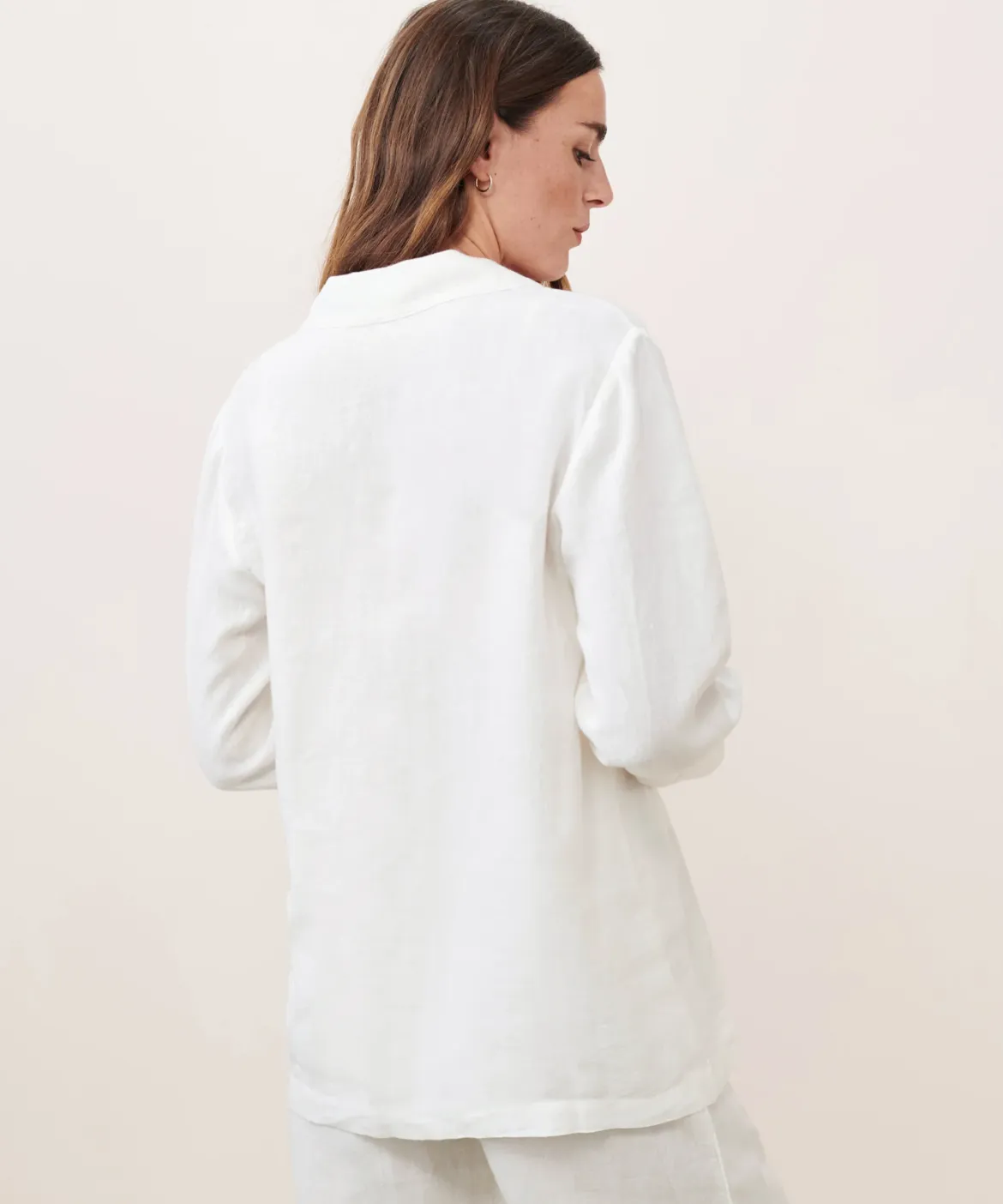 Jenni Kayne Breeze Pajama Top Ivory Online
