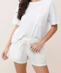 Jenni Kayne Breeze Shorts Ivory Clearance