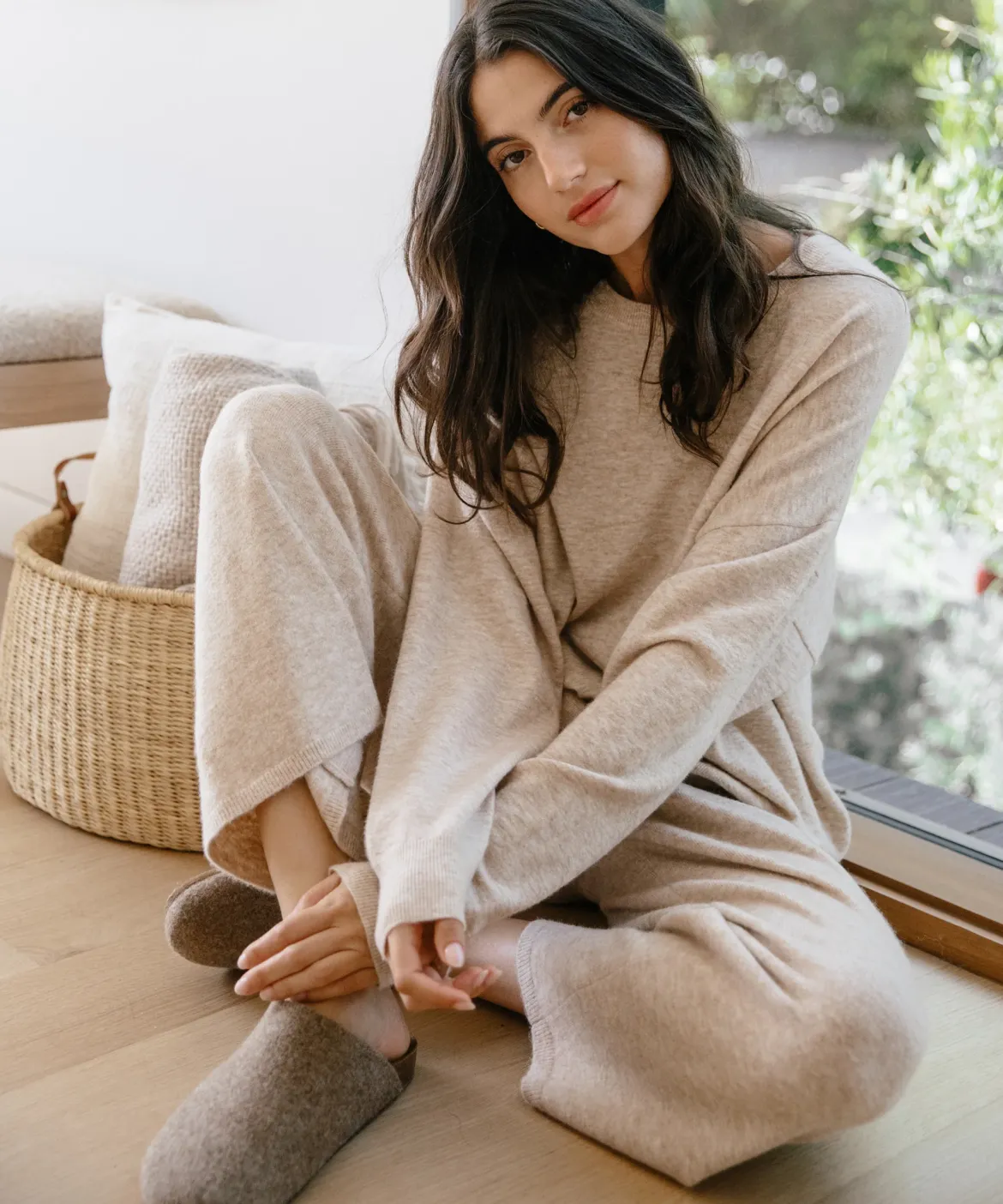 Jenni Kayne Cabin Moc Clog Taupe Fashion