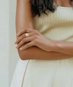 Jenni Kayne Campbell Cigar Band Gold Clearance