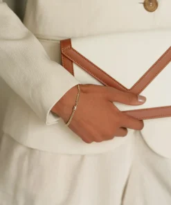 Jenni Kayne Canvas Envelope Clutch Ivory New
