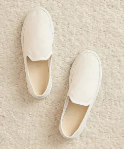 Jenni Kayne Canvas Slider Sneaker Cream Fashion