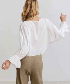 Jenni Kayne Cape Blouse Ivory Hot