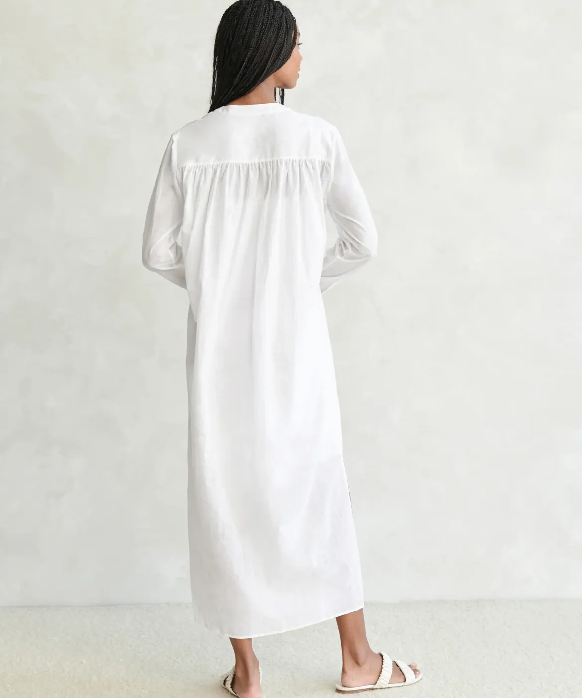 Jenni Kayne Capri Caftan Dress Ivory Online