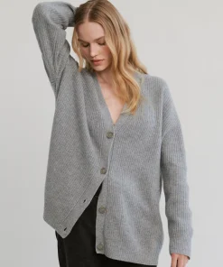Jenni Kayne Cashmere Cocoon Cardigan Heather Grey Discount