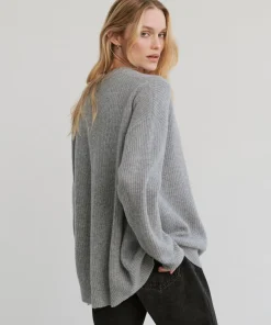 Jenni Kayne Cashmere Cocoon Cardigan Heather Grey Discount