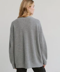 Jenni Kayne Cashmere Cocoon Cardigan Heather Grey Discount