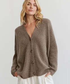 Jenni Kayne Cashmere Cocoon Cardigan Russet Fashion