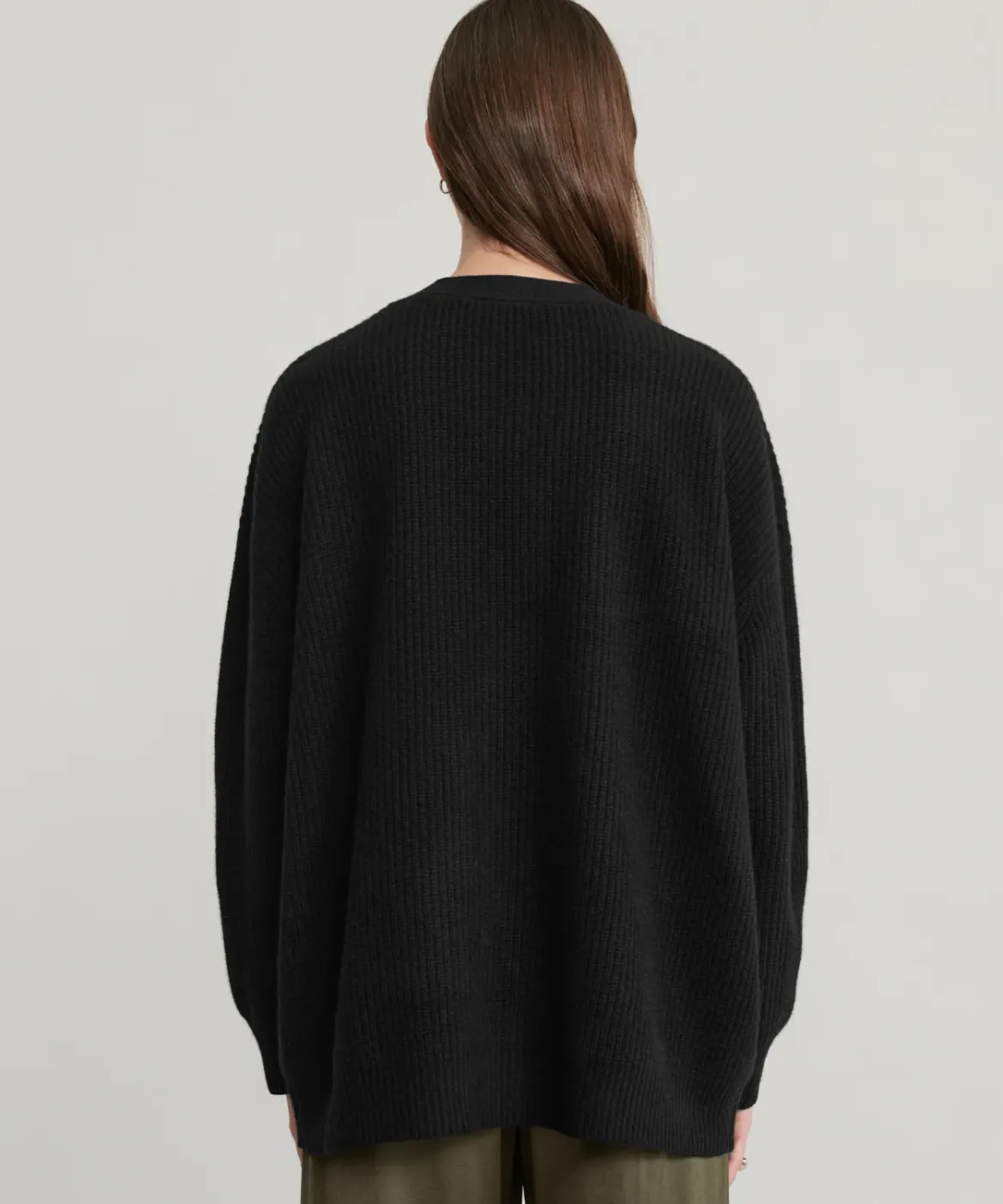 Jenni Kayne Cashmere Cocoon Cardigan Black New