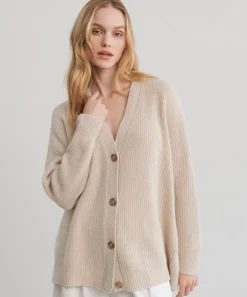 Jenni Kayne Cashmere Cocoon Cardigan Oatmeal Online