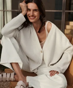 Jenni Kayne Cashmere Cocoon Cardigan Ivory Online