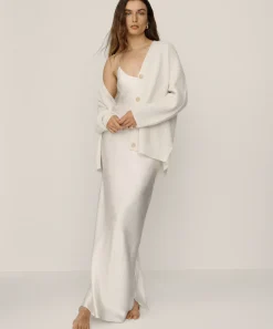 Jenni Kayne Cashmere Cocoon Cardigan Ivory Online