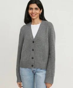 Jenni Kayne Cashmere Colette Cardigan Thunder Fashion