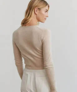Jenni Kayne Cashmere Finley Cardigan Oatmeal Discount