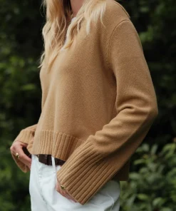 Jenni Kayne Cashmere Frances Polo Camel Sale