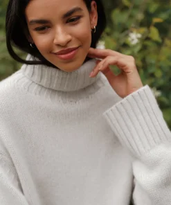 Jenni Kayne Cashmere Jet Turtleneck Sugar Outlet