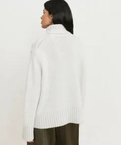 Jenni Kayne Cashmere Jet Turtleneck Sugar Outlet