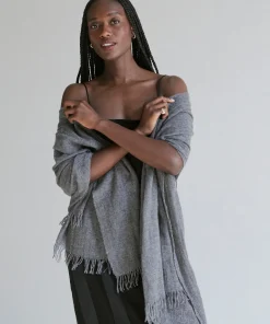 Jenni Kayne Cashmere Shawl Thunder Clearance