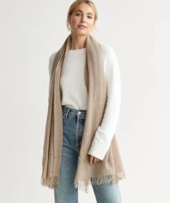 Jenni Kayne Cashmere Shawl Taupe Discount