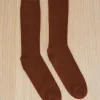 Jenni Kayne Cashmere Socks Rust Fashion