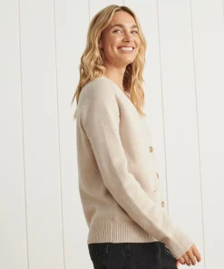 Jenni Kayne Cashmere Stanford Cardigan Oatmeal Fashion