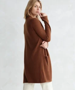 Jenni Kayne Cashmere Sweater Coat Cinnamon Outlet