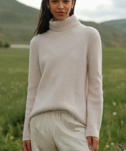 Jenni Kayne Cashmere Turtleneck Ivory Clearance