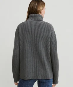 Jenni Kayne Cashmere Turtleneck Storm Clearance