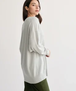 Jenni Kayne Charlie V-Neck Sweater Dove Discount