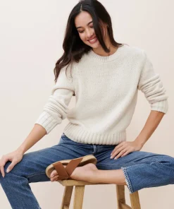 Jenni Kayne Classic Crewneck Bone Clearance