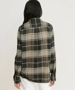 Jenni Kayne Classic Flannel Hunter Plaid New