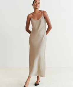 Jenni Kayne Cleo Slip Dress Natural Hot