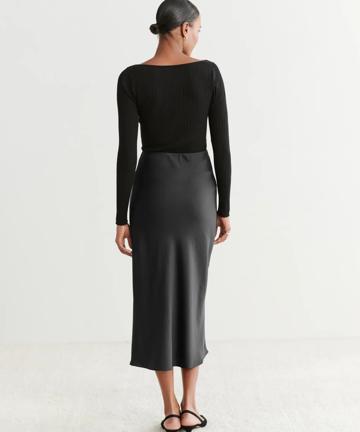 Jenni Kayne Cleo Slip Skirt Black Online