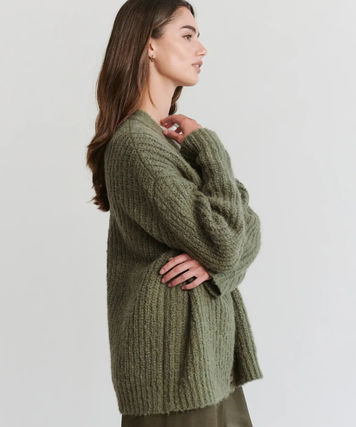 Jenni Kayne Cocoon Cardigan Olive Best