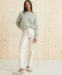 Jenni Kayne Cocoon Crewneck Thyme Hot