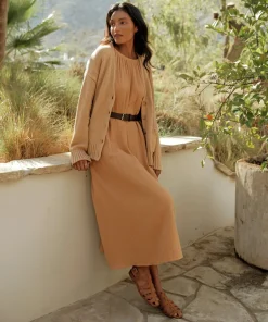 Jenni Kayne Cody Cardigan Camel Discount