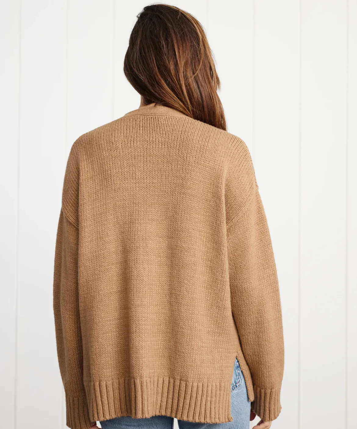 Jenni Kayne Cody Cardigan Camel Discount