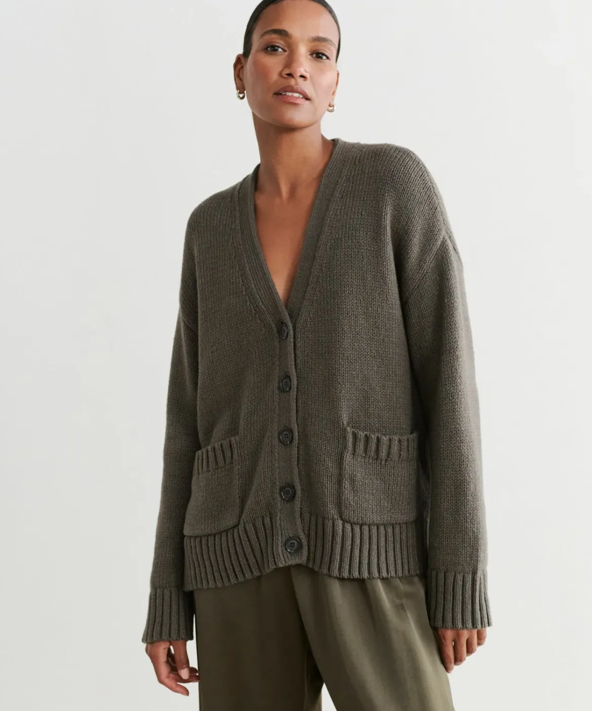 Jenni Kayne Cody Cardigan Dusty Olive Online