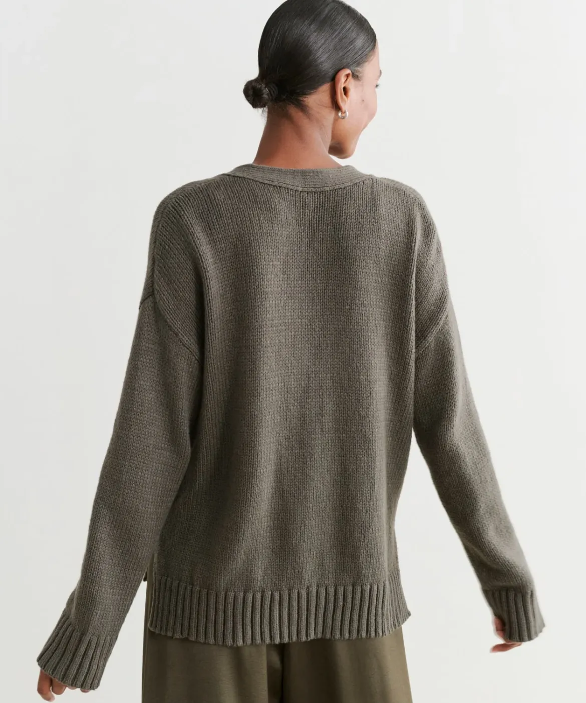 Jenni Kayne Cody Cardigan Dusty Olive Online